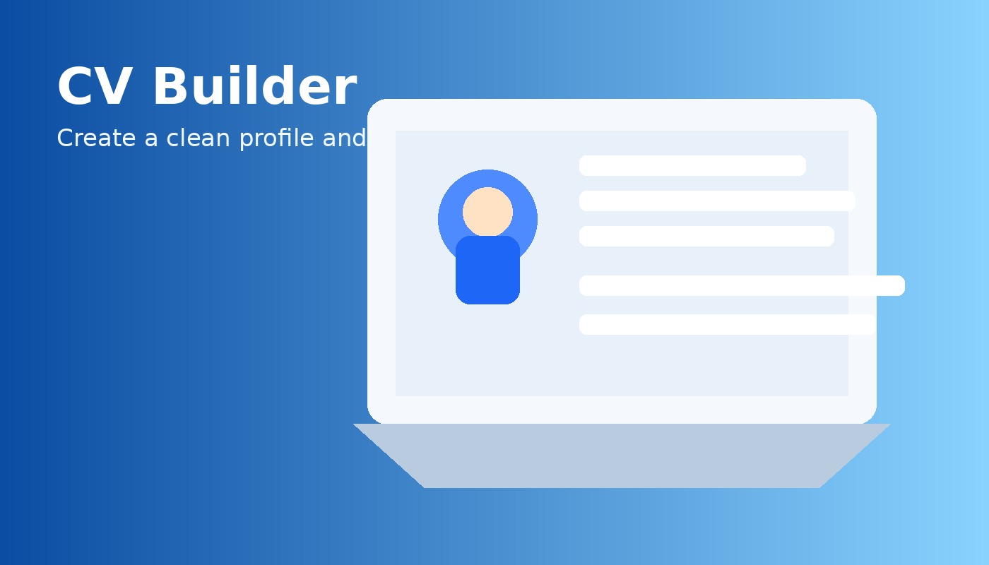 OpeningsHub CV builder interface